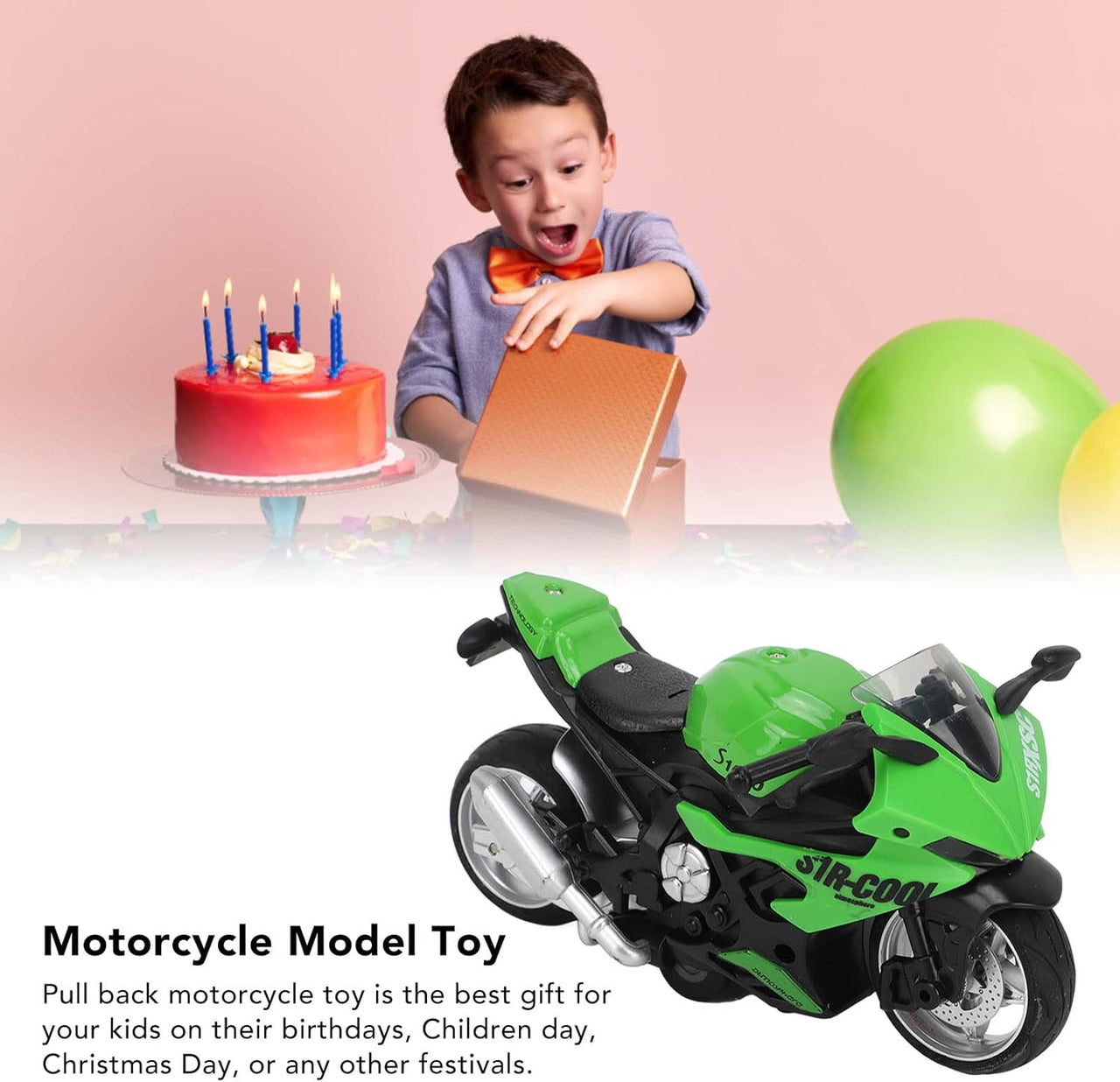 Die-Cast Motorcycle Model Bike