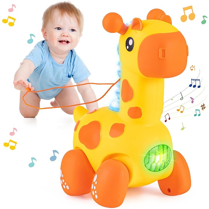 Giraffe Crawling Toys Light with Music