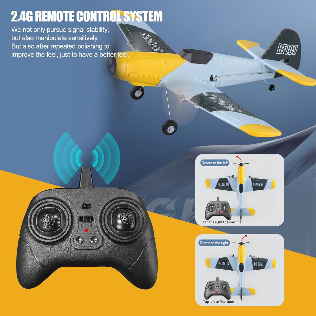 BF109 Remote Control Glider Aircraft Foam Plane