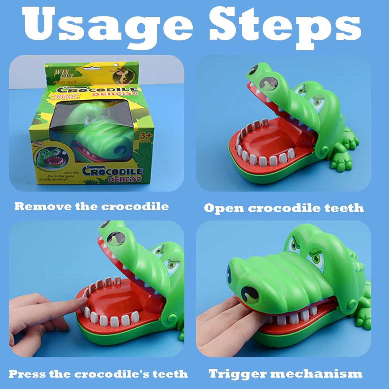 Funny Crocodile Teeth Biting Toy