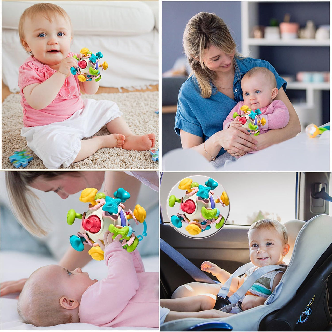 Baby Teether & Rattle Ball