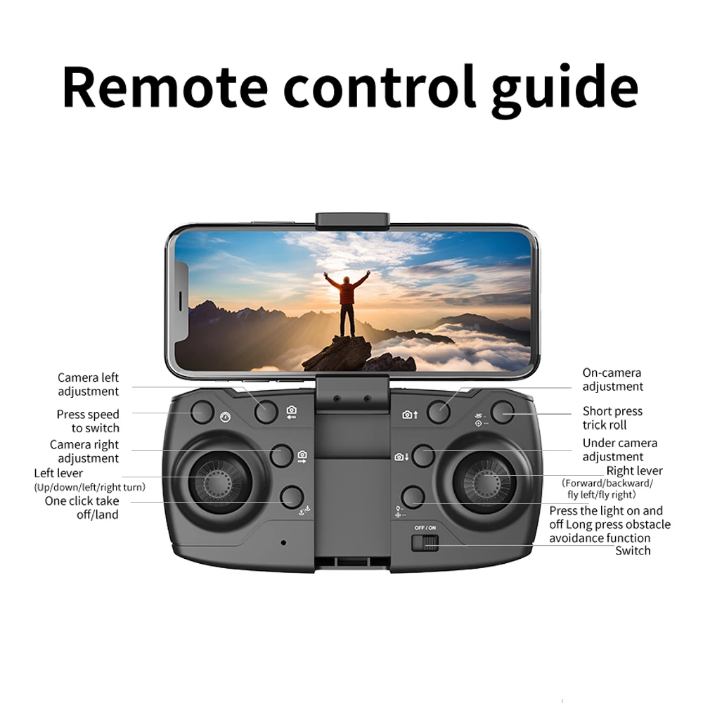 F168 Drone With Camera And Obstacle Avoidance