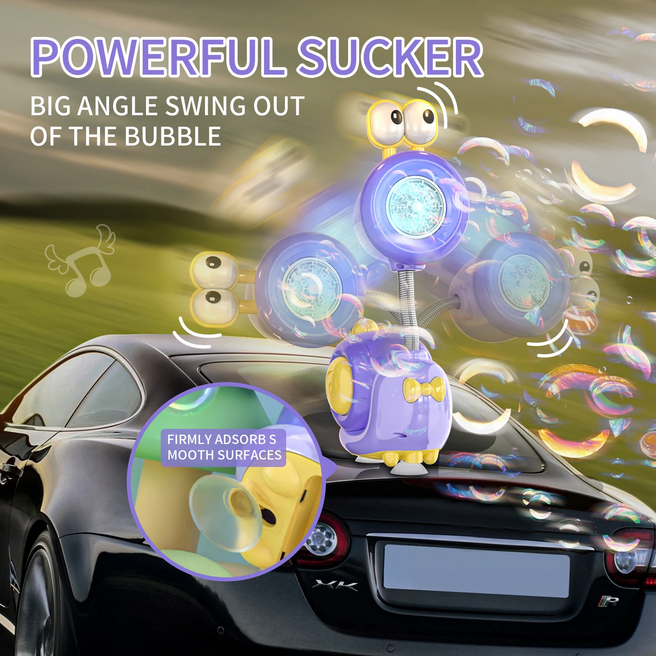 Snail Automatic Rechargeable Bubble Machine