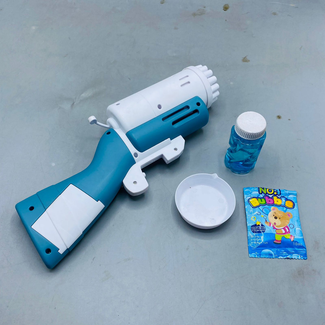 21 Hole Automatic Water Bubble Gun Without Packing & Only Bubble Gun