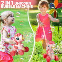 Thumbnail for 10 Hole Automatic Unicorn Bubble Horse