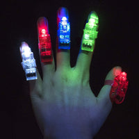 Thumbnail for Pack of 4 Projector Light Up Rings LED Finger Lights