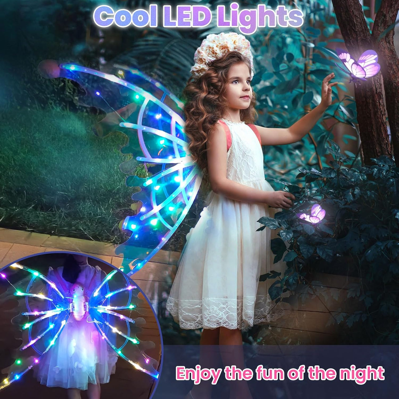 Electric Fairy Wings Light And Sound