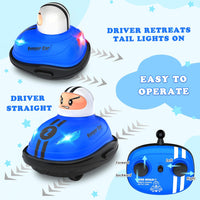 Thumbnail for 2 Pcs Mini RC Remote Control Bumper Car