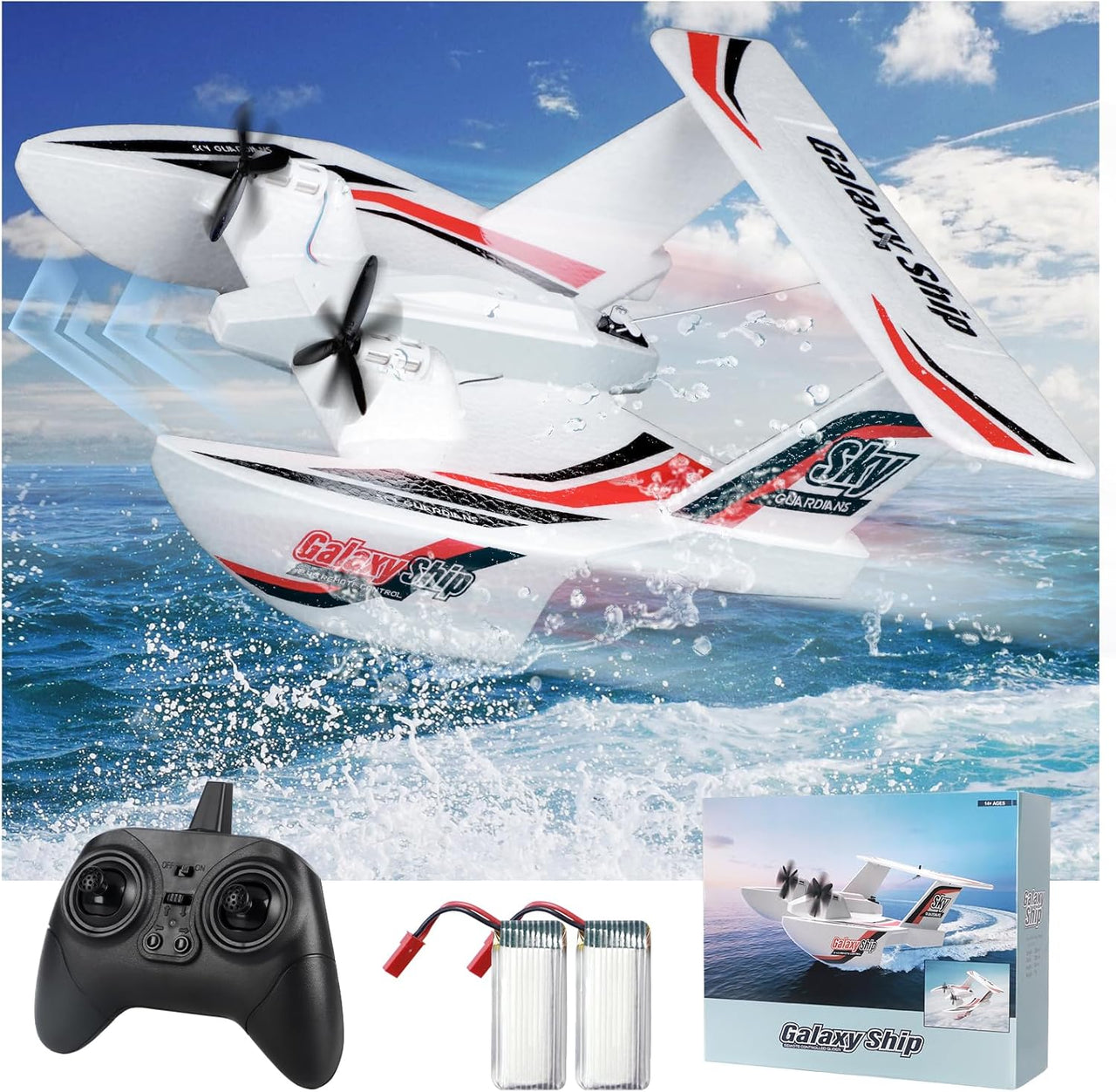 2 in 1 Remote Control Glider Galaxy Ship