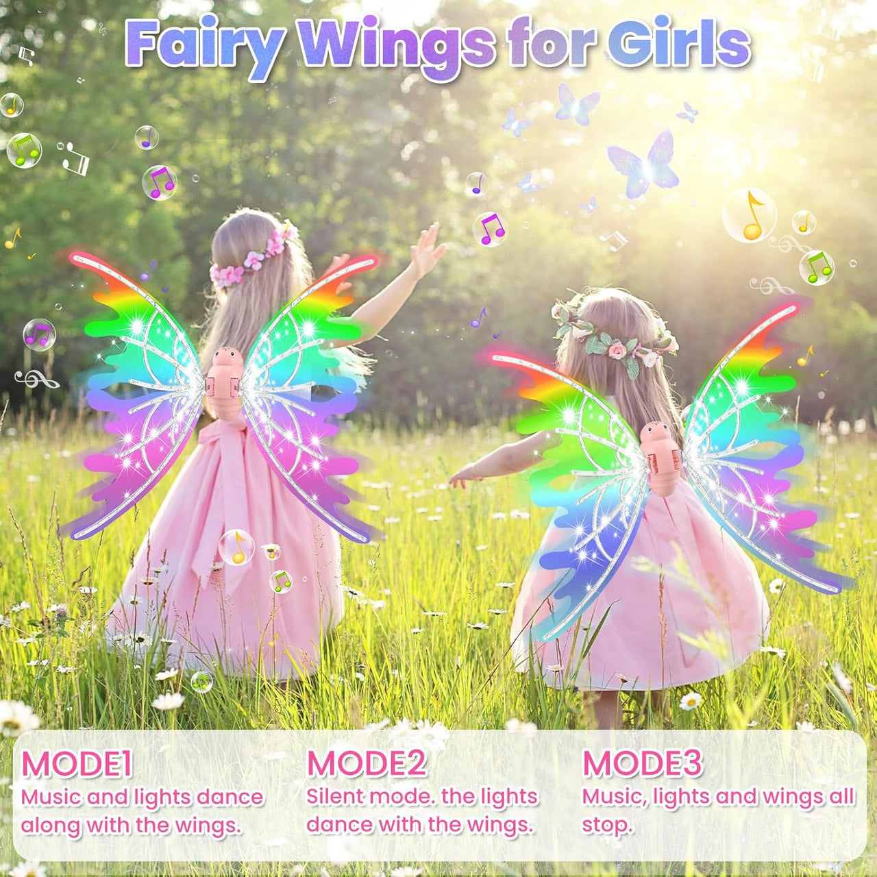 Electric Fairy Wings Light And Sound