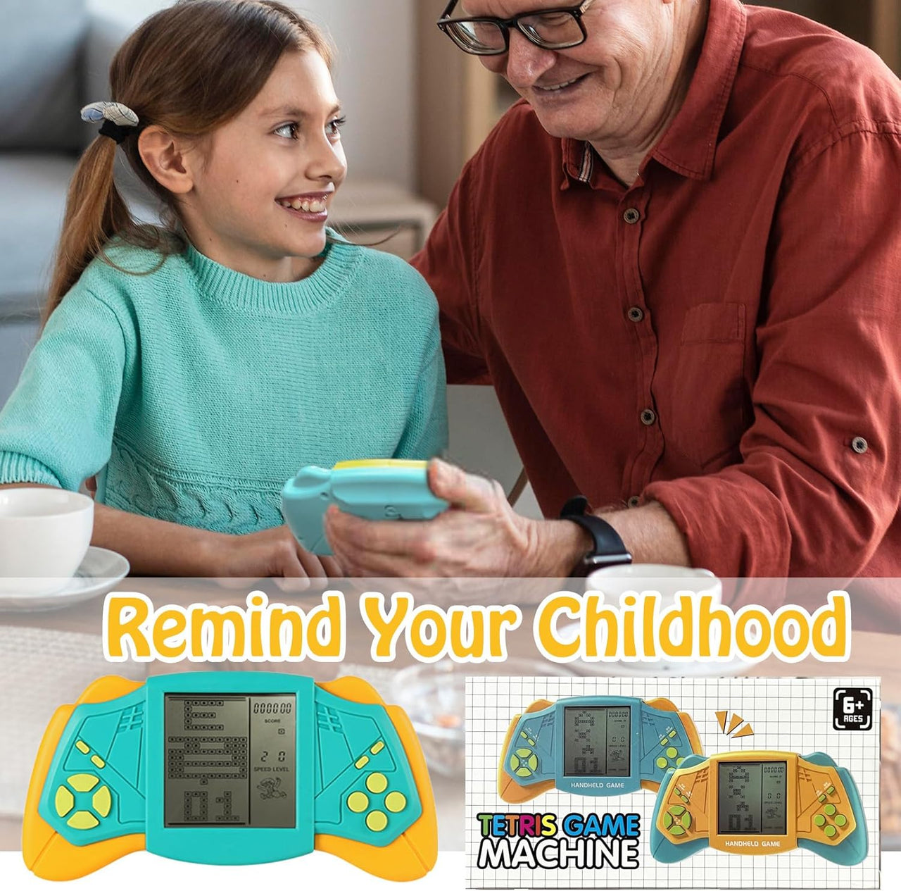 Retro Brick Game Console