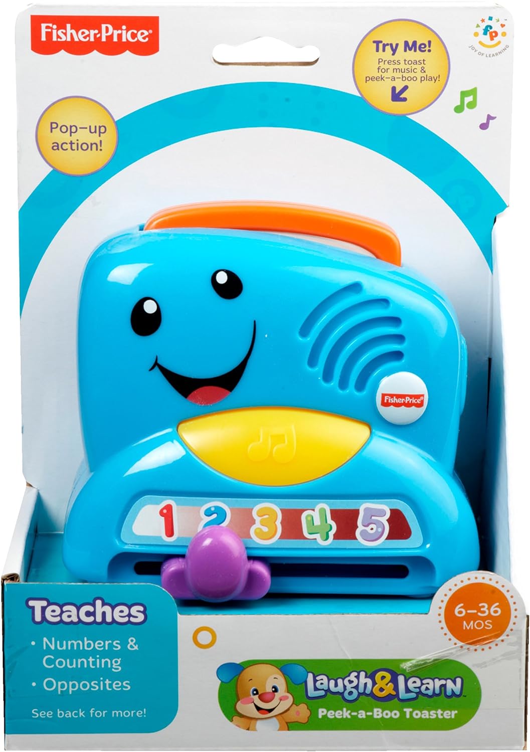 Fisher-Price Laugh & Learn Peek-a-Boo Toaster