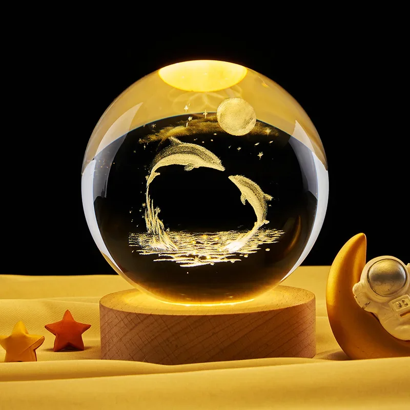 3D Crystal Ball Home Decoration