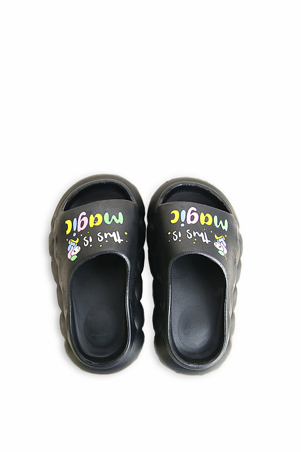 Kids Magic Slogan Light Weight "Anit-Skid" EVR Slippers