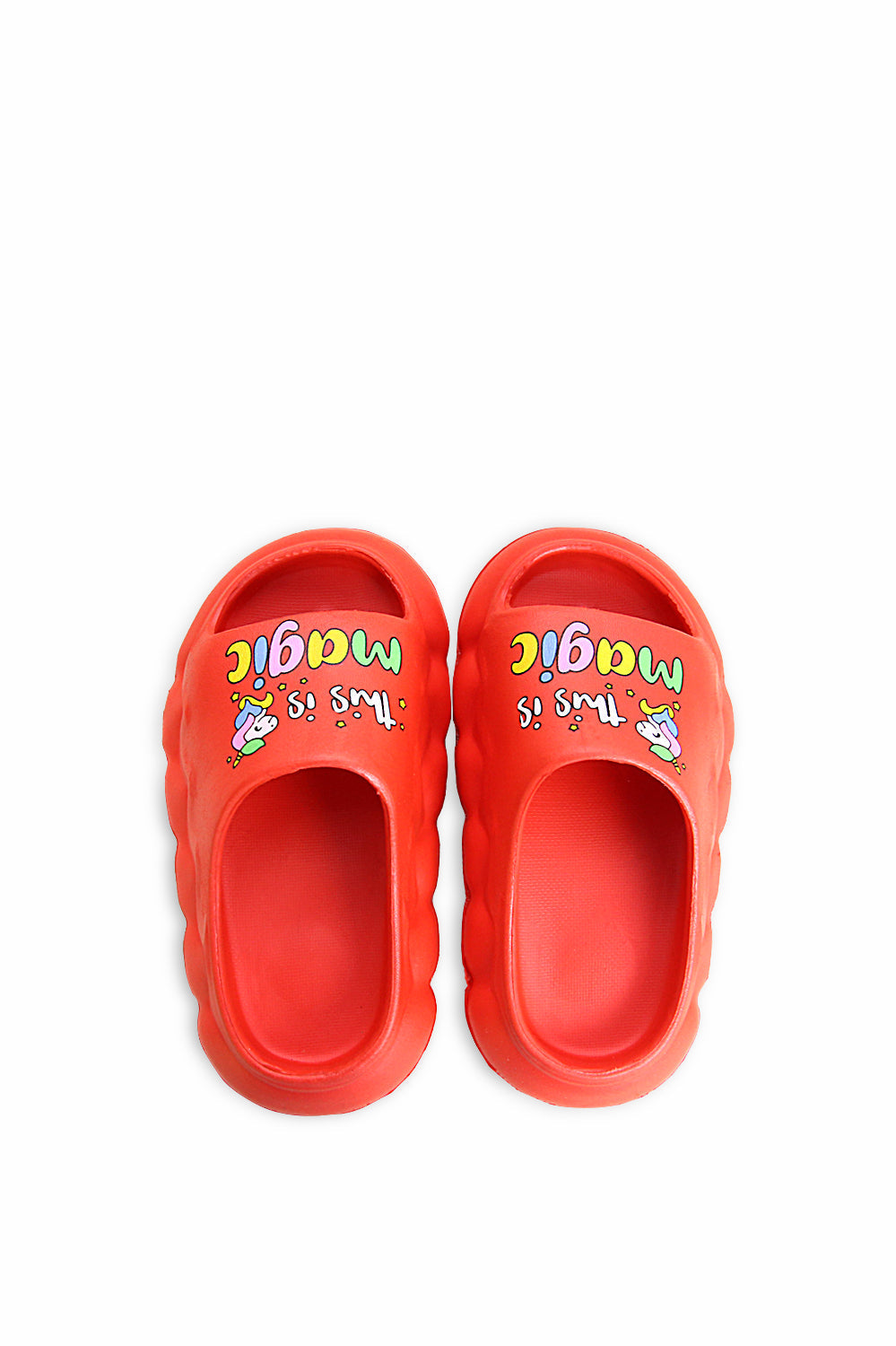 Kids Magic Slogan Light Weight "Anit-Skid" EVR Slippers