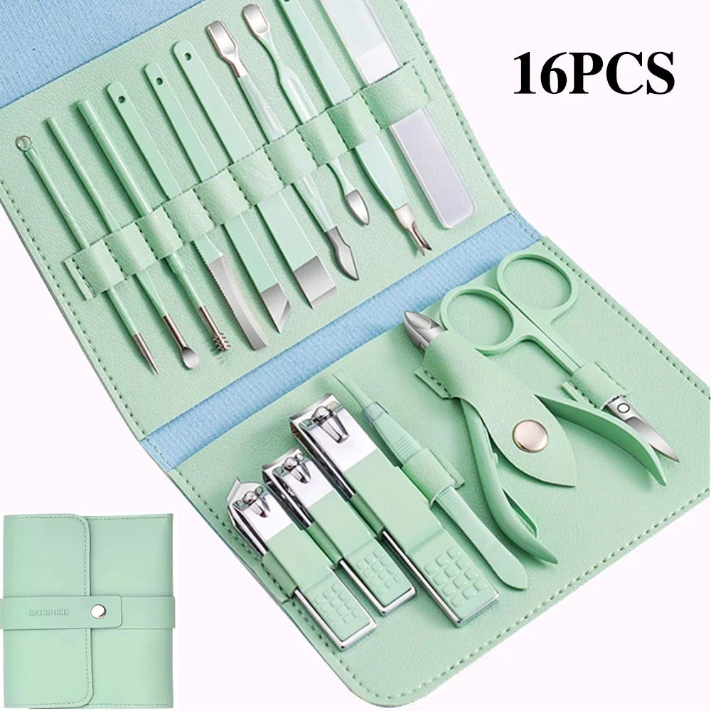 16 Pcs Manicure Pedicure Set