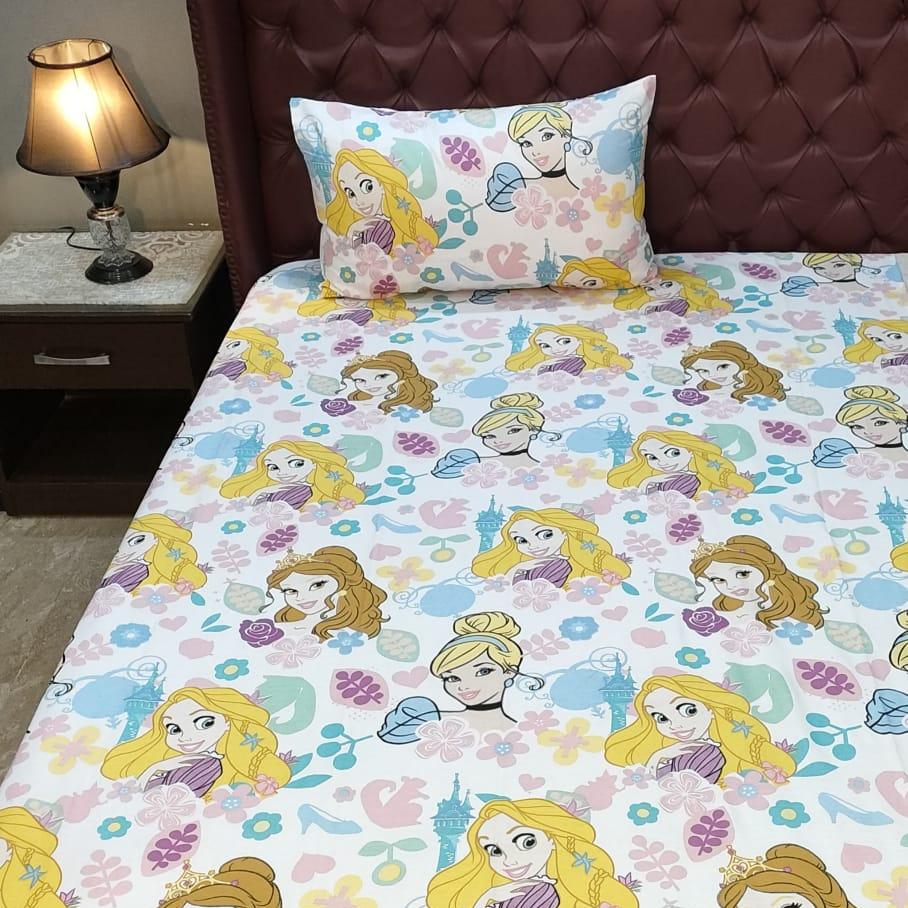 Barbie Dreamland Kids Cotton Bed Sheets