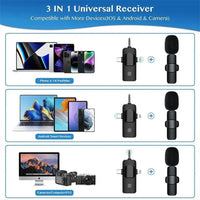 Thumbnail for 3 in 1 Professional Cordless USB Wireless Recording Microphone