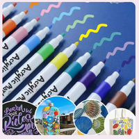 Thumbnail for 12Pcs Acrylic Markers Painting Set