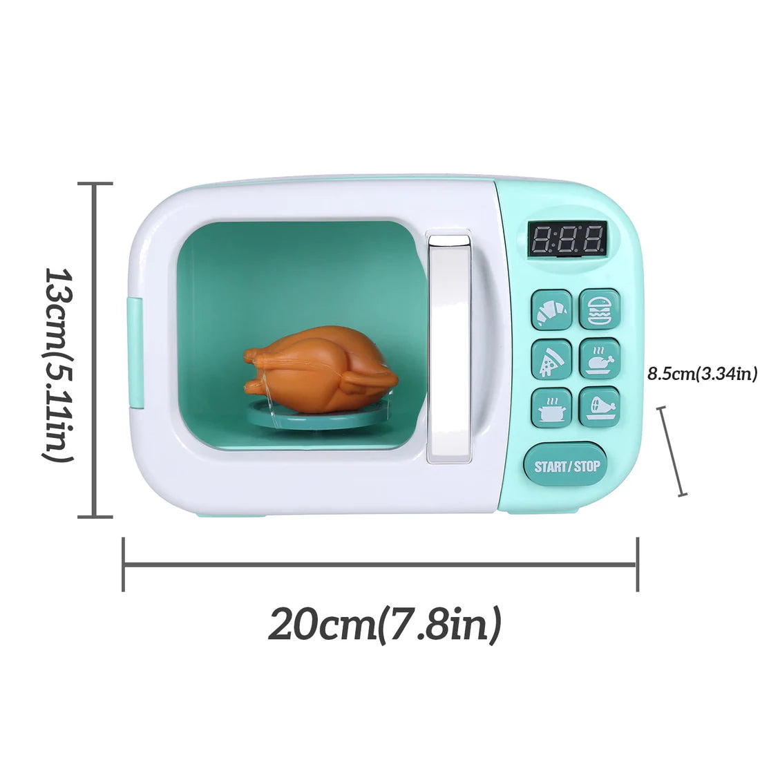 Kitchen Simulation Microwave Oven Light And Sound