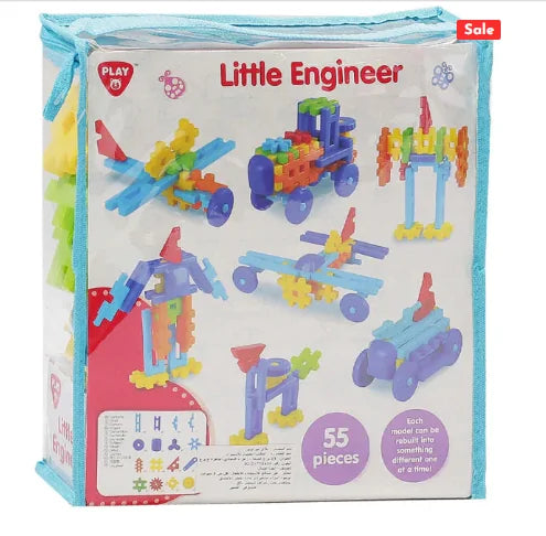 Playgo 55 Pieces Building Blocks Set