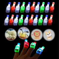 Thumbnail for Pack of 4 Projector Light Up Rings LED Finger Lights