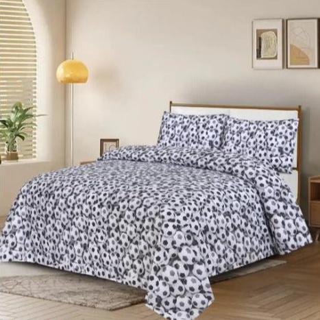 Football Kids Cotton Bed Sheets