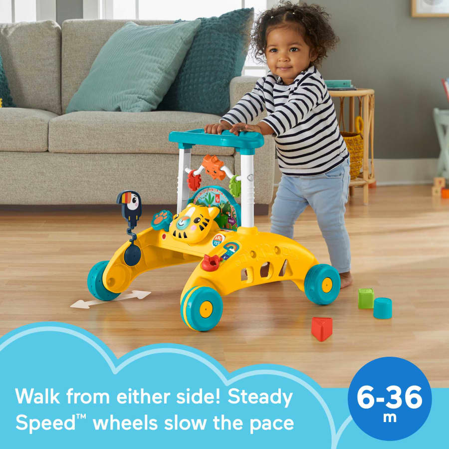 Fisher Price  2 Sided Steady Speed Tiger Walker