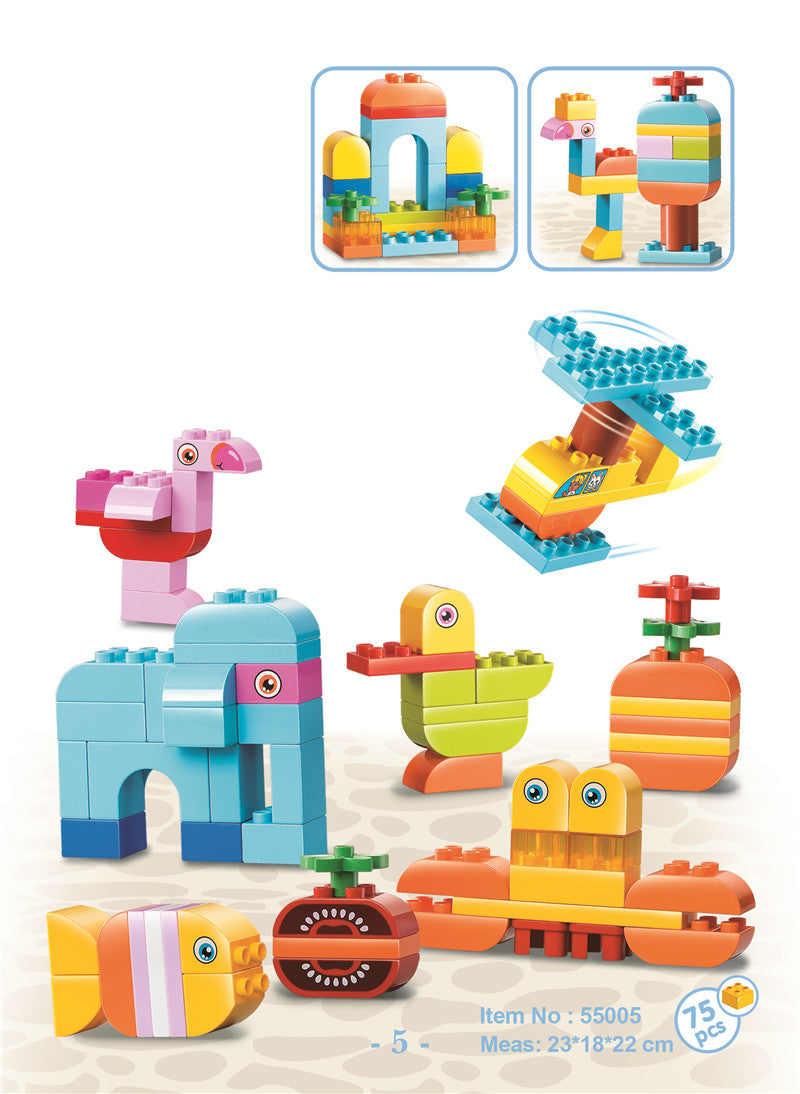 DIY Creative Building Blocks  75pcs