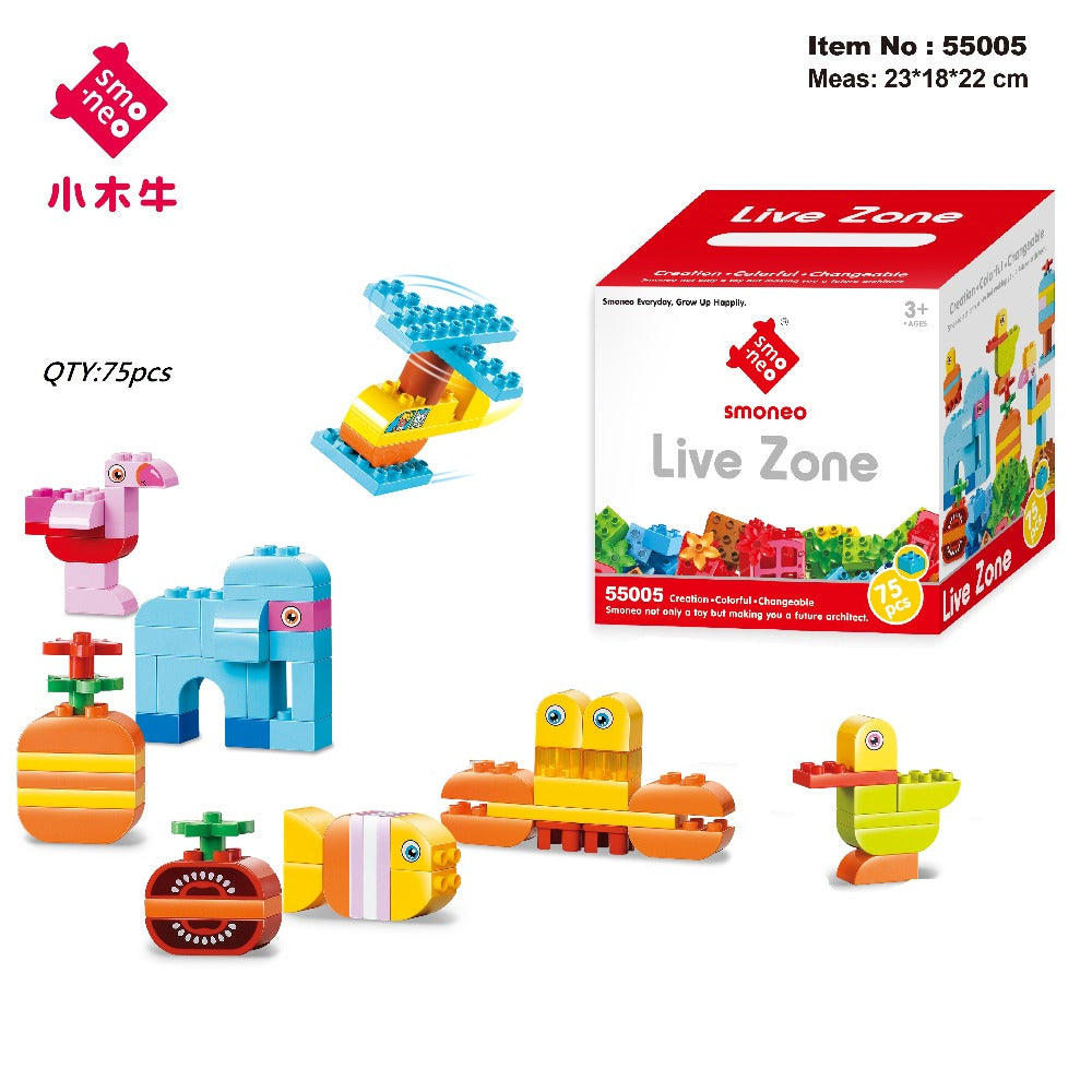 DIY Creative Building Blocks  75pcs