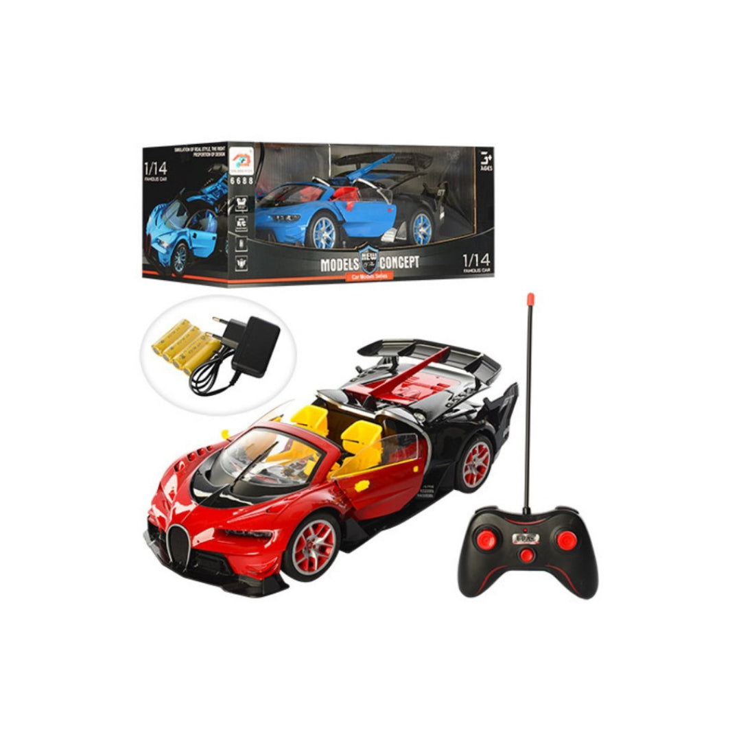 Model Concept Bugatti Style Open Roof RC Car