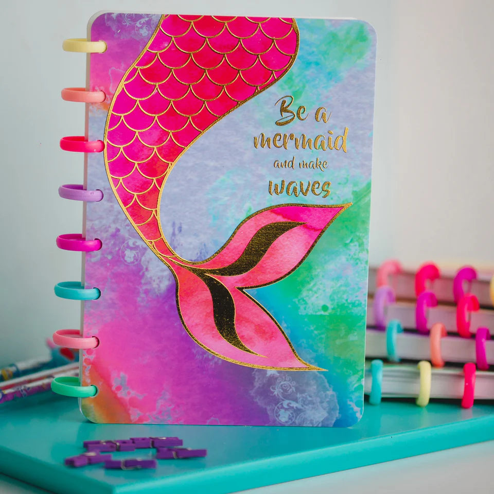 Mermaid Theme Ring NoteBook