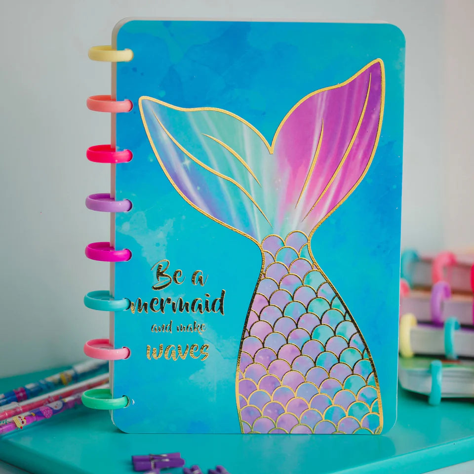 Mermaid Theme Ring NoteBook