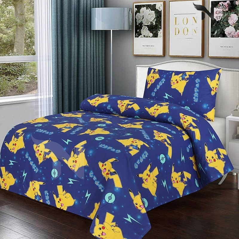 Pokemon Kids Cotton Bed Sheets