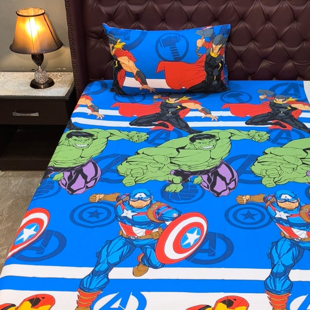 Marvel Kids Cotton Bed Sheets