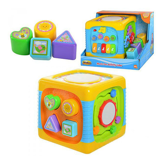 WinFun Music Fun Activity Cube