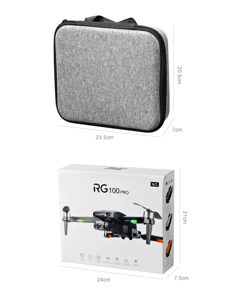 RG 100 Pro HD Wifi Camera Drone