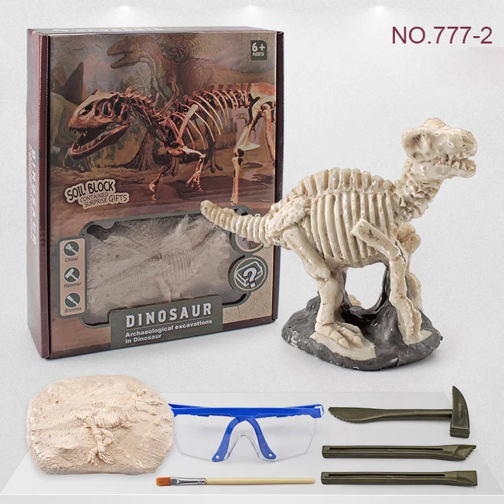 Dinosaur Skeleton Soil Excavation Model Kit (Large Size)