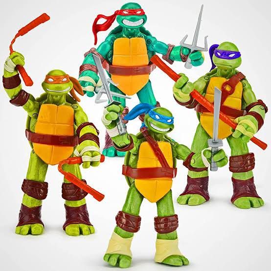 4 Pcs Ninja Turtles Figures Set