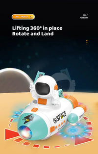 Thumbnail for 360 Rotation Space Rocket Robot