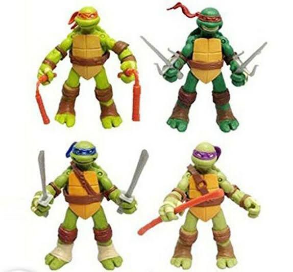 4 Pcs Ninja Turtles Figures Set