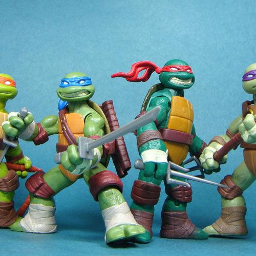 8 Pcs Ninja Turtles Figures Set