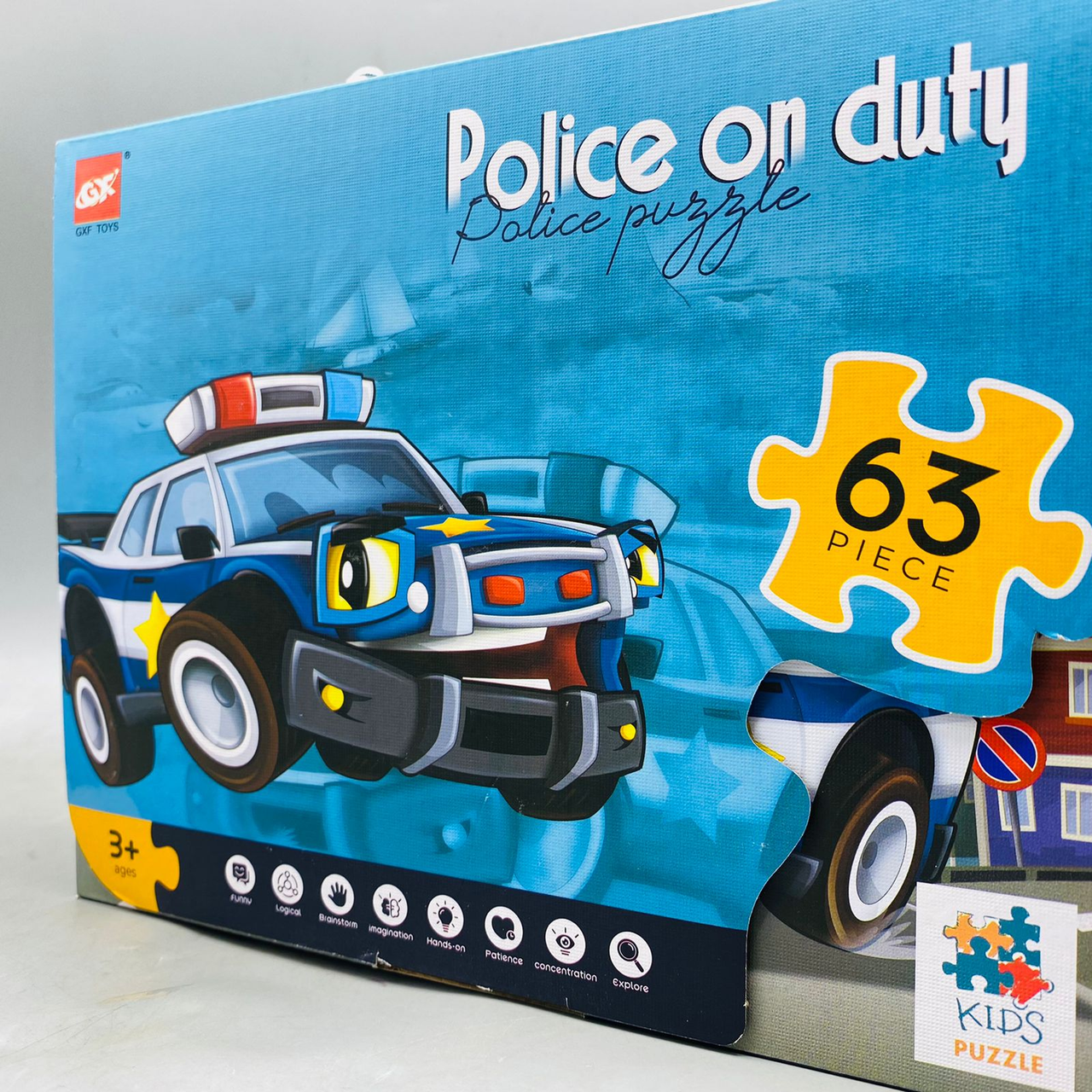 Police On Duty Puzzle 63 Pcs