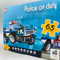 Thumbnail for Police On Duty Puzzle 63 Pcs