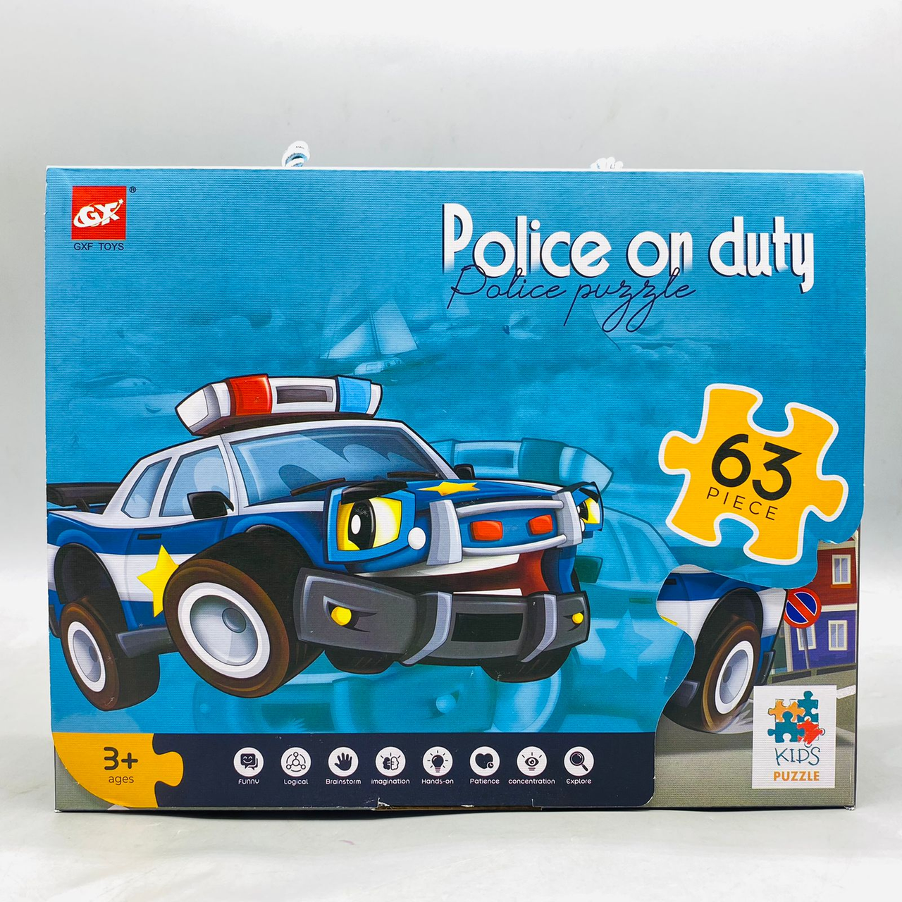 Police On Duty Puzzle 63 Pcs