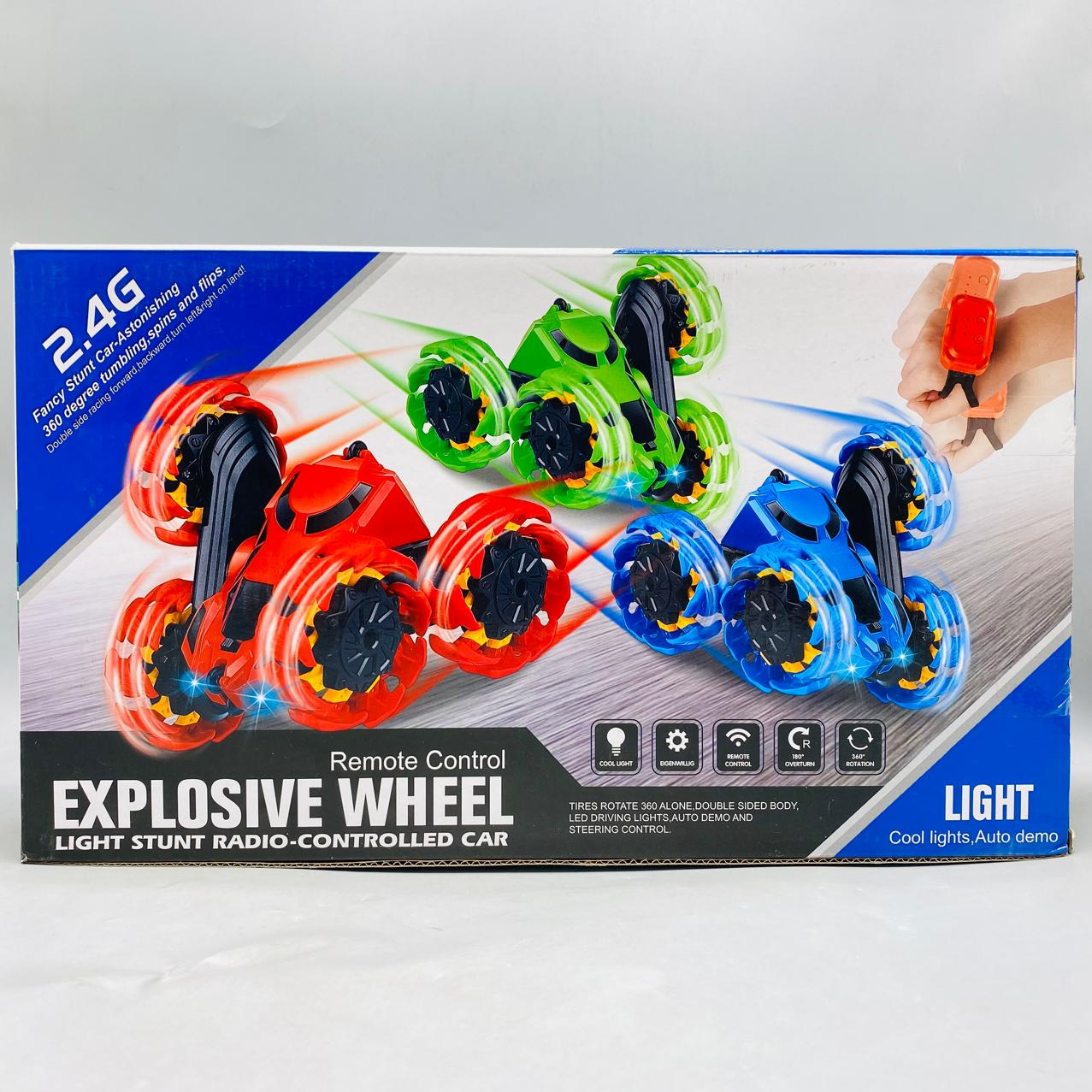 2.4G RC 4 Wheel Stunt Car With Light