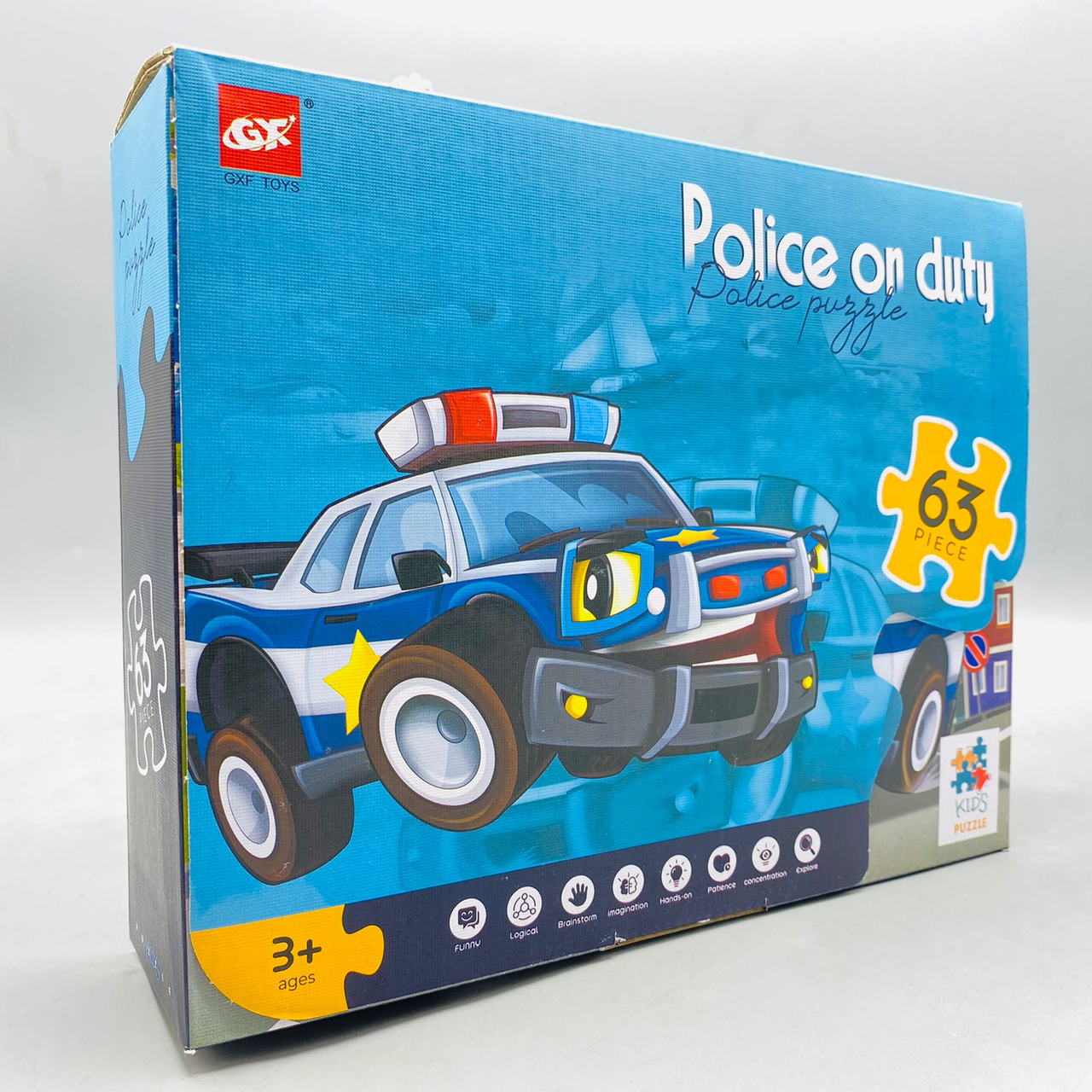 Police On Duty Puzzle 63 Pcs