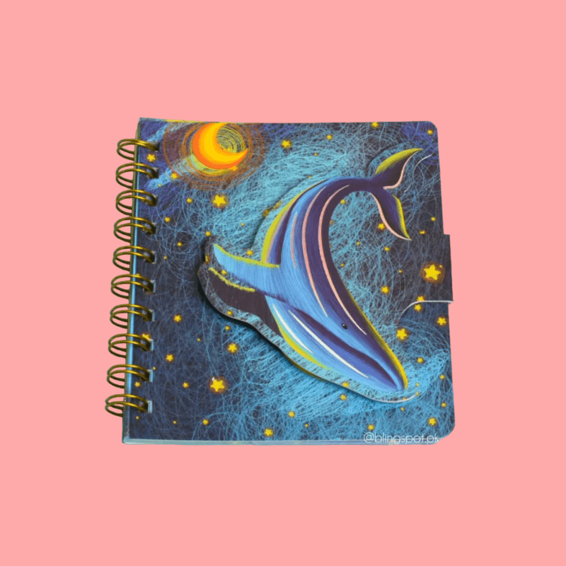 Whale  Spiral  NoteBook