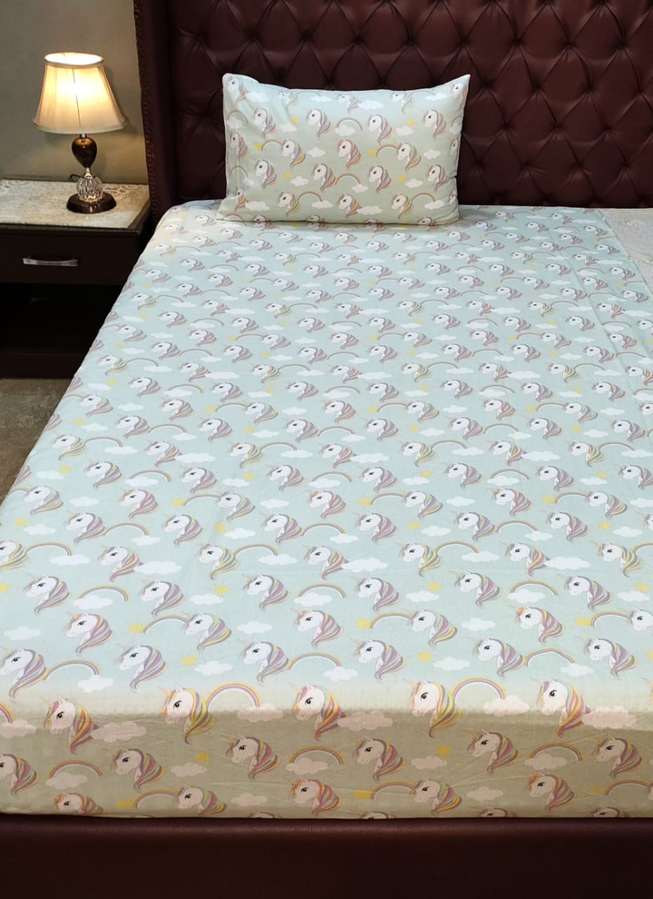 Beautiful Unicorn kids Bedsheet