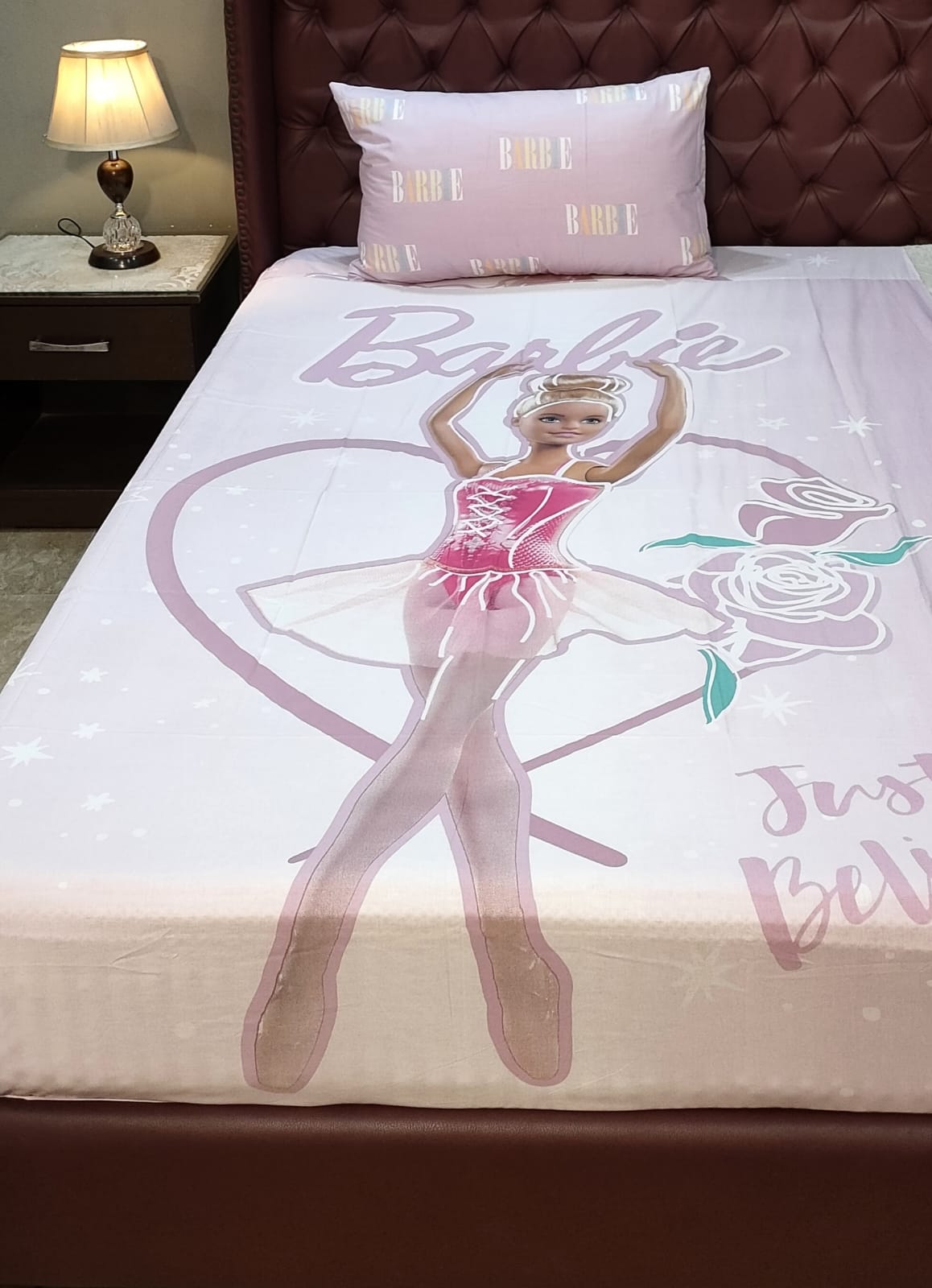 Barbie Bedsheet For Kids